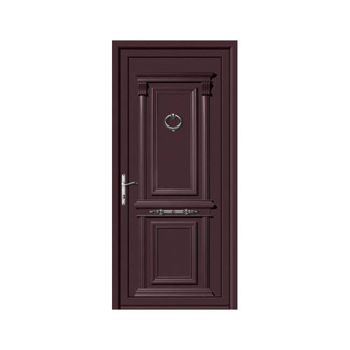 Входная дверь - ARQUITECTURA PERFECTA : ATLAS  - ALUPORTA - из алюминия / створчатая / полузастекленная