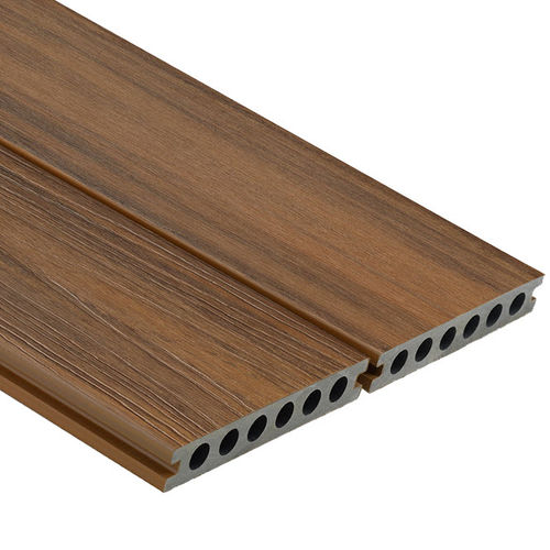 Террасная доска из композитной древесины - PROSHIELD - Oakio Plastic Wood Building Materials Co.,Ltd. - имитация дерева / пазованное / с клипсой