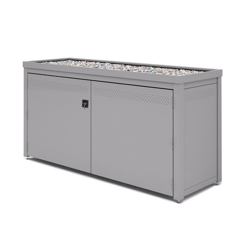 Ограждение для мусорного бака из алюминия - BioBOX 4 x 50 L - Dukin d.o.o. - из стали, покрытой порошком