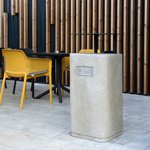 Общественный мусорный контейнер - BEKO - STREETPARK s.r.o. - из металла / из бетона / современный