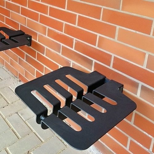 Современный табурет - AILES - STREETPARK s.r.o. - из дерева / из металла / для общественных мест