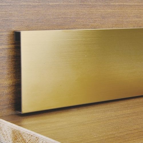 Позолоченный плинтус - SJP60  - FOSHAN  JECA  LIMITED - из нержавеющей стали / прямоугольный / для электросети