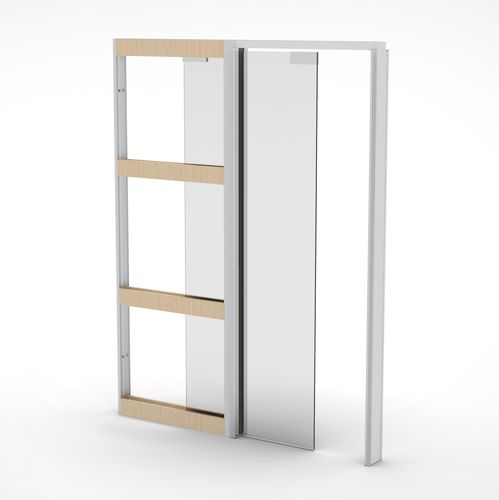 Система «пенал» для стеклянной раздвижной двери - FRAMELESS GLASS CAVITY FRAME - Premium Sliding Doors