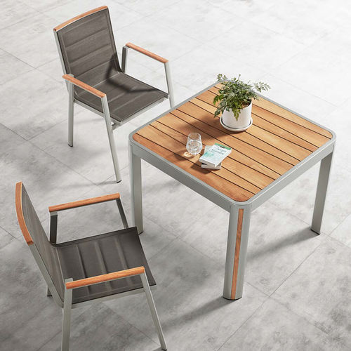 Современный cтул для столовых - HY-40020 - Howvin outdoor furtniture - для сада / из Textilene® / из композитной древесины