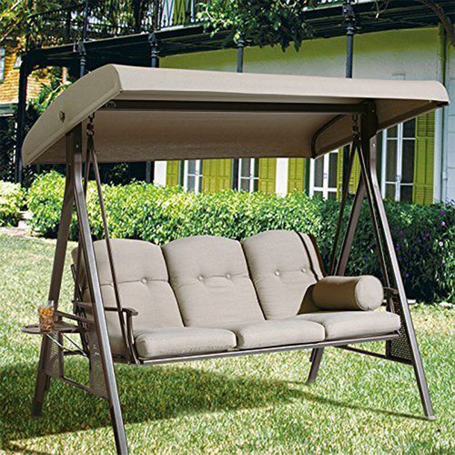 Качель из ткани - H-085J  - Howvin outdoor furtniture - из металла / отдельно стоящая / со съемной подушкой