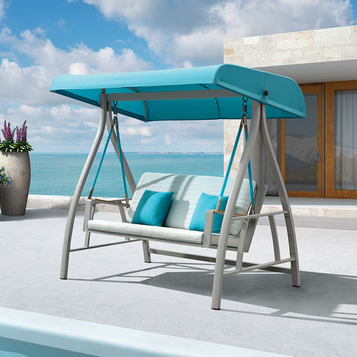 Качель из ткани - H-102J - Howvin outdoor furtniture - из металла / отдельно стоящая / со съемной подушкой