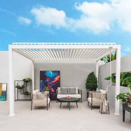 Самонесущая пергола - H-728W - Howvin outdoor furtniture - из алюминия / из крашеного алюминия / из экструдированного алюминия