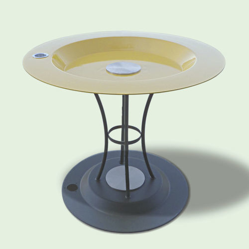 Современный стол - PROVERA SRL - из окрашенного металла / с основанием из металла / круглый