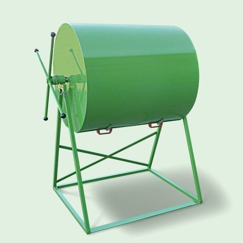Компостер из окрашенного металла - Rotocompost - PROVERA SRL - поворотный / для сада / городской