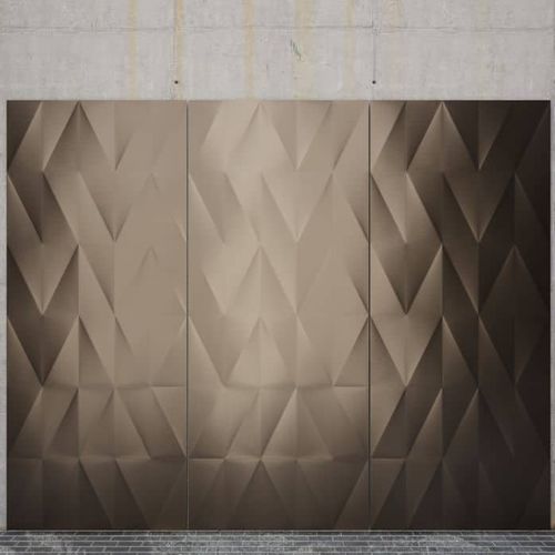 Декорированное листовое железо - UNFOLDED - Binder Parametric Metal GmbH - перфорированное / из алюминия / из стали
