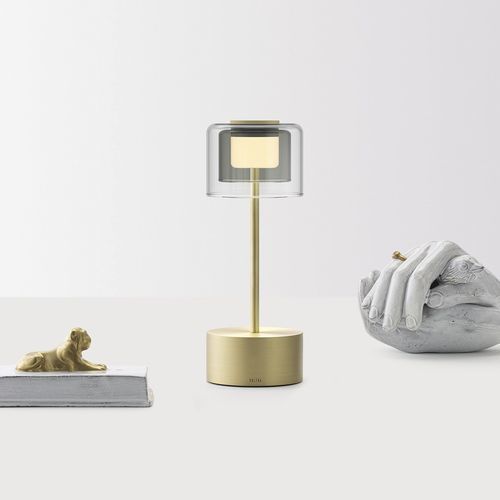 Настольная лампа - HEMERA - METRIOS - Voltra Lighting - из металла / из боросиликатного стекла / современная