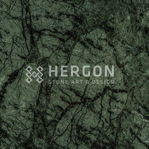 Плита из камня из мрамора - VERDE INDIO - DIRECCION - из известняка / из травертина / для стены