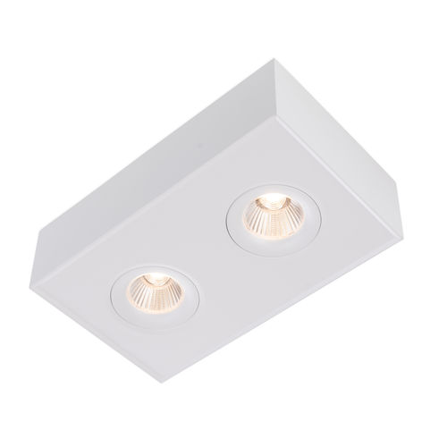 Видимый даунлайт - SLC DL04 Surface X2 TED - The Light Group - LED / прямоугольный / IP40
