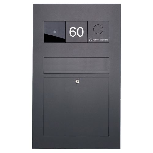 Настенный почтовый ящик - DESIGNER - Briefkasten Manufaktur Lippe GmbH - встроенный / индивидуальный / со встроенным переговорным устройством