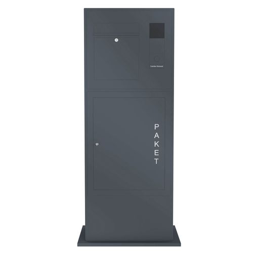 Ящик для посылок на ножке - DESIGNER : 599BPK-VAR-KSVGI106-R - Briefkasten Manufaktur Lippe GmbH - индивидуальный / со встроенным переговорным устройством / персонализированный