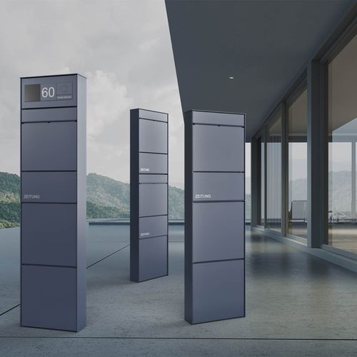 Почтовый ящик на ножке - GOETHE - Briefkasten Manufaktur Lippe GmbH - напольный / отдельностоящий / индивидуальный