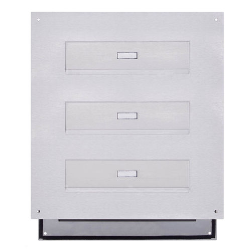 Настенный почтовый ящик - DESIGNER : 515DW-2-V-GI106 - Briefkasten Manufaktur Lippe GmbH - встроенный / индивидуальный / со встроенным переговорным устройством