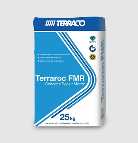 Строительный раствор армированный волокном - TERRAROC FMR    - Terraco LLC. Ltd - для ремонта / для бетона / на основе цемента