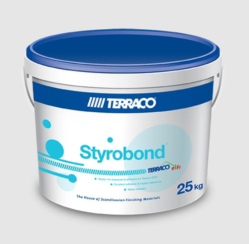 Однокомпонентный тестообразный клей - STYROBOND  - Terraco LLC. Ltd - для фиксации / из акрила / для бетона