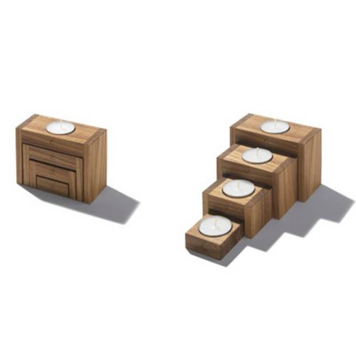 Подсвечник из орехового дерева - 4STEPS - SIDE BY SIDE - из клена