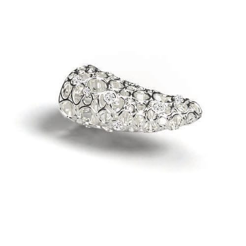 Современная круглая ручка для мебели - ALAMARO LUX - Guimer S.r.l - латуни / из кристаллов Swarovski®