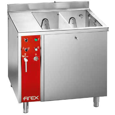 Кухонная раковина для мойки овощей - DREENER LINE - firex srl - 2 чаши / без сушки / из нержавеющей стали