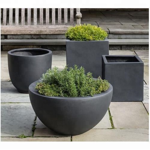 Кадка для садовых растений из стекловолокна - PLT Garden Co LTD - прямоугольная / квадратная / круглая