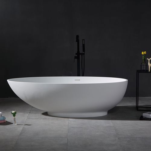 Овальная ванна - YL6040 - FOSHAN ARTLAND SANITARY WARE CO.LTd. - отдельностоящая / для профессионального использования / из минерального сплава