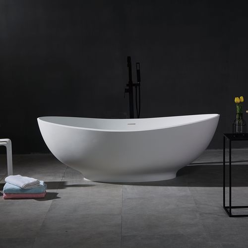 Овальная ванна - YL6019 - FOSHAN ARTLAND SANITARY WARE CO.LTd. - отдельностоящая / из минерального сплава / из Corian®