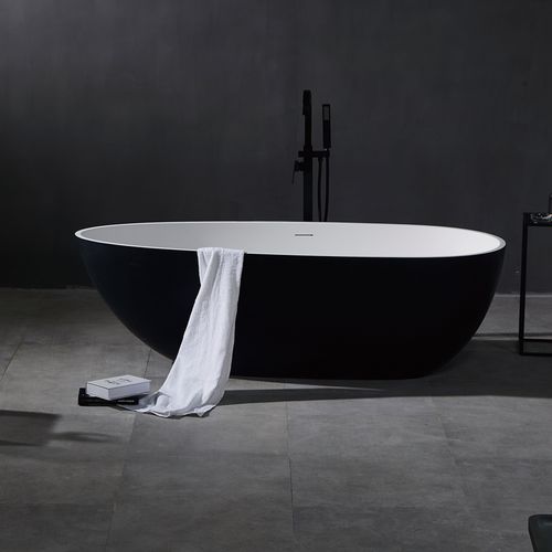 Овальная ванна - YL6057 - FOSHAN ARTLAND SANITARY WARE CO.LTd. - отдельностоящая / из минерального сплава / из Corian®