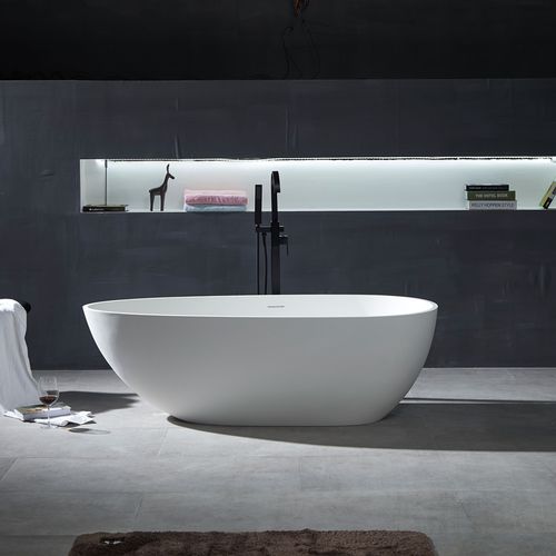 Овальная ванна - YL6057 - FOSHAN ARTLAND SANITARY WARE CO.LTd. - отдельностоящая / из минерального сплава / из Corian®