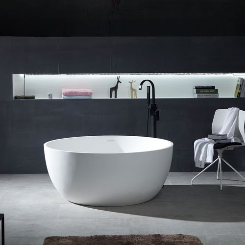 Круглая ванна - YL6063 - FOSHAN ARTLAND SANITARY WARE CO.LTd. - отдельностоящая / из минерального сплава / из Corian®