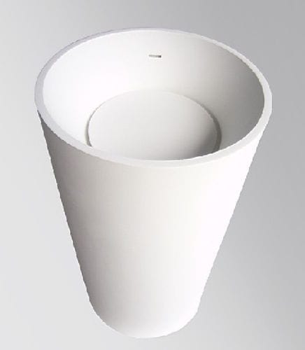 Раковина на ножке - YL5005 - FOSHAN ARTLAND SANITARY WARE CO.LTd. - из композита / круглая / современная