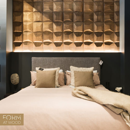 Настенная декоративная панель - PILLOW - FORM AT WOOD - для настила / для внутренней компоновки / для стены