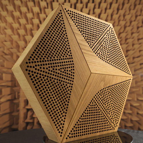 Акустическая панель для стены - HEXAGO CM-A FLAT - FORM AT WOOD - для потолков / подвесная / из цельной древесины