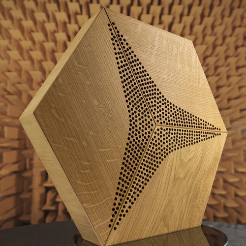 Акустическая панель для стены - HEXAGO CM-D FLAT - FORM AT WOOD - для потолков / подвесная / из дерева