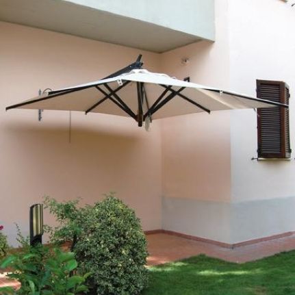 Настенный зонт от солнца - RIMINI - ILISUN - из ткани / ветроустойчивый