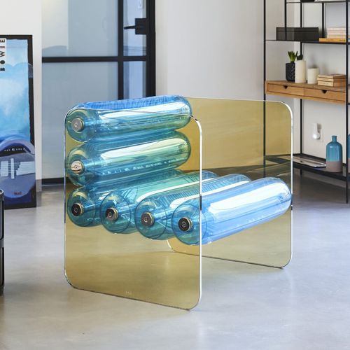 Кресло уникальный дизайн - MW01  - MOJOW DESIGN - из полиуретана / из стекла / персонализированное