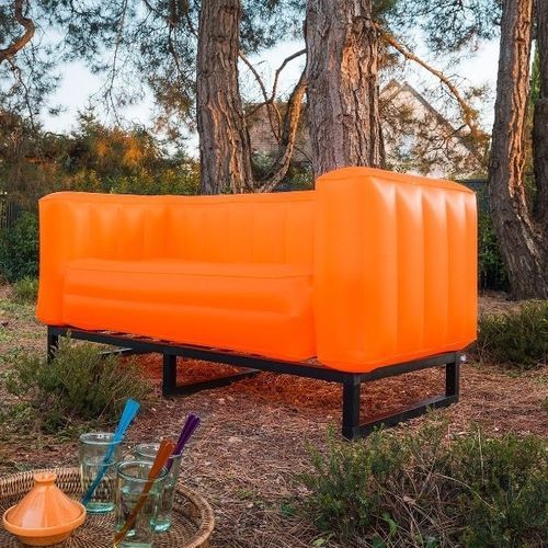 Современный диван - Yomi - MOJOW DESIGN - для наружного применения / из полиуретана / с подсветкой