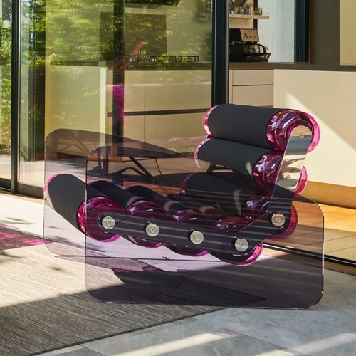 Кресло уникальный дизайн - MW03 - MOJOW DESIGN - из искусственной кожи / из полиэтилена / из нержавеющей стали