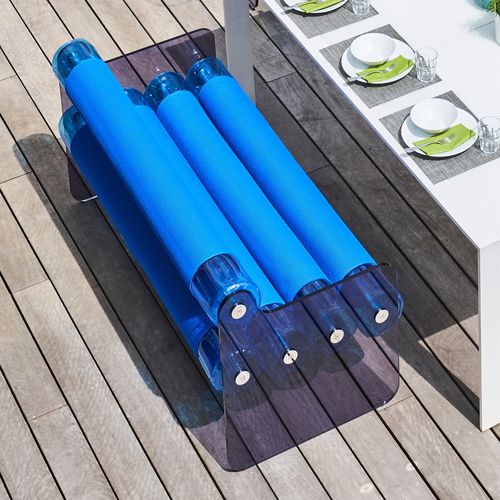Скамейка уникальный дизайн - MW04 - MOJOW DESIGN - из полиэтилена / со спинкой / без подлокотников