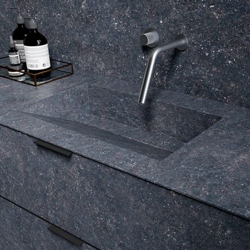 Встраиваемая раковина - AUNE - Sanchis Muebles de Baño - из композита / одиночная / прямоугольная