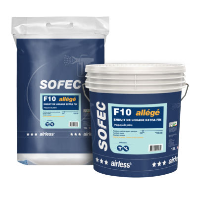 Штукатурка для сглаживания - AIRLITE F10 - Sofec - для отделки / для интерьера / для гипса