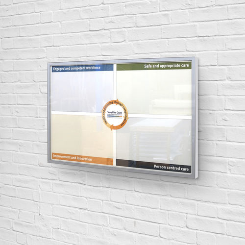 Настенное информационное табло - FLEXIDISPLAY CLIPLOK - CIVIQ - для интерьера / для наружного применения / из анодированного алюминия