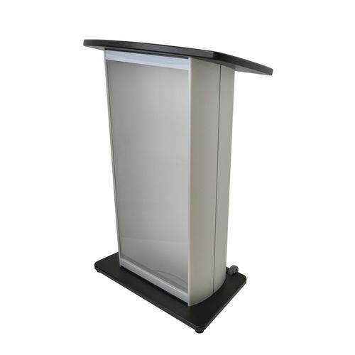Пюпитр для конференций - H2W  - Podium pros - вертикальное положение / на роликах / из алюминия