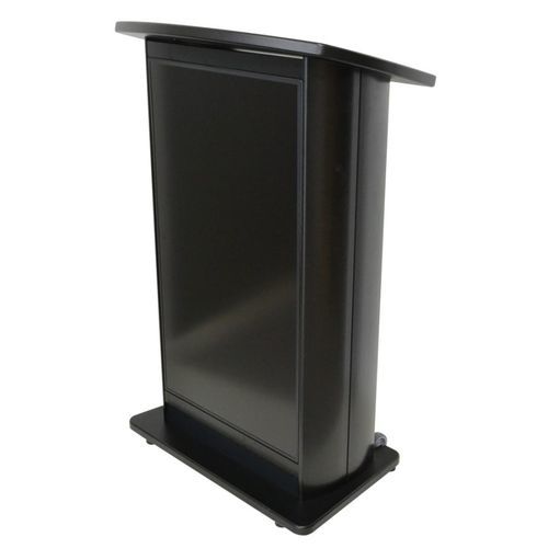 Пюпитр для конференций - H2W DIGITAL DISPLAY - Podium pros - вертикальное положение / с цифровым индикатором / из алюминия