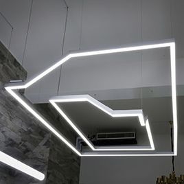 Встраиваемый осветительный профиль - LS3360 - COLORS LIGHTING - выступающий / подвесной / настенный
