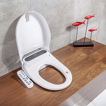 Электронная накладка для туалета - TB-320Z - Zhejiang Tejieer intelligent sanitary ware co.ltd - из керамики