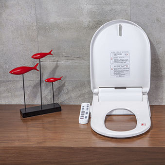 Электронная накладка для туалета - TB-325Z - Zhejiang Tejieer intelligent sanitary ware co.ltd - из керамики