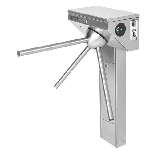 Турникет тренога - OTT 131 J - Oskar Turnstiles System - для автоматического контроля доступа / из нержавеющей стали / для общественных учреждений